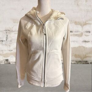 Lululemon Athletica Cream Zip-Up Jacket